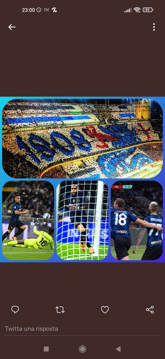 Mattia559's tweet photo. Un #InterMilan dove l' Inter dimostra la sua superiorità comunque solo 4gol e passavano loro. https://t.co/qRInW2XXyK