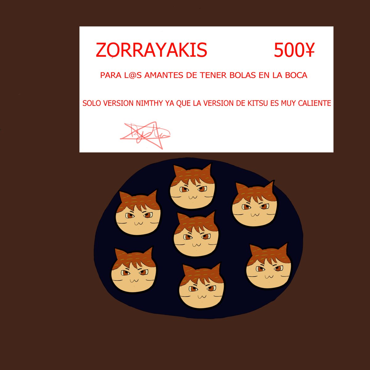 DyskaDumpster's tweet photo. Mi aporte para el concurso de #NimArt de @NimthyVt
unas zorrayakis https://t.co/emGyI5zMqS
