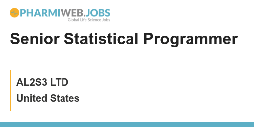 PharmaNewsUS's tweet photo. Senior Statistical Programmer
https://t.co/vMRUGYipSV
- United States
- negotiable
- AL2S3 LTD
#USPharma #USLifeScience #USBiotech #USClinicalResearch #PharmiWebUS https://t.co/Ca652MODz2