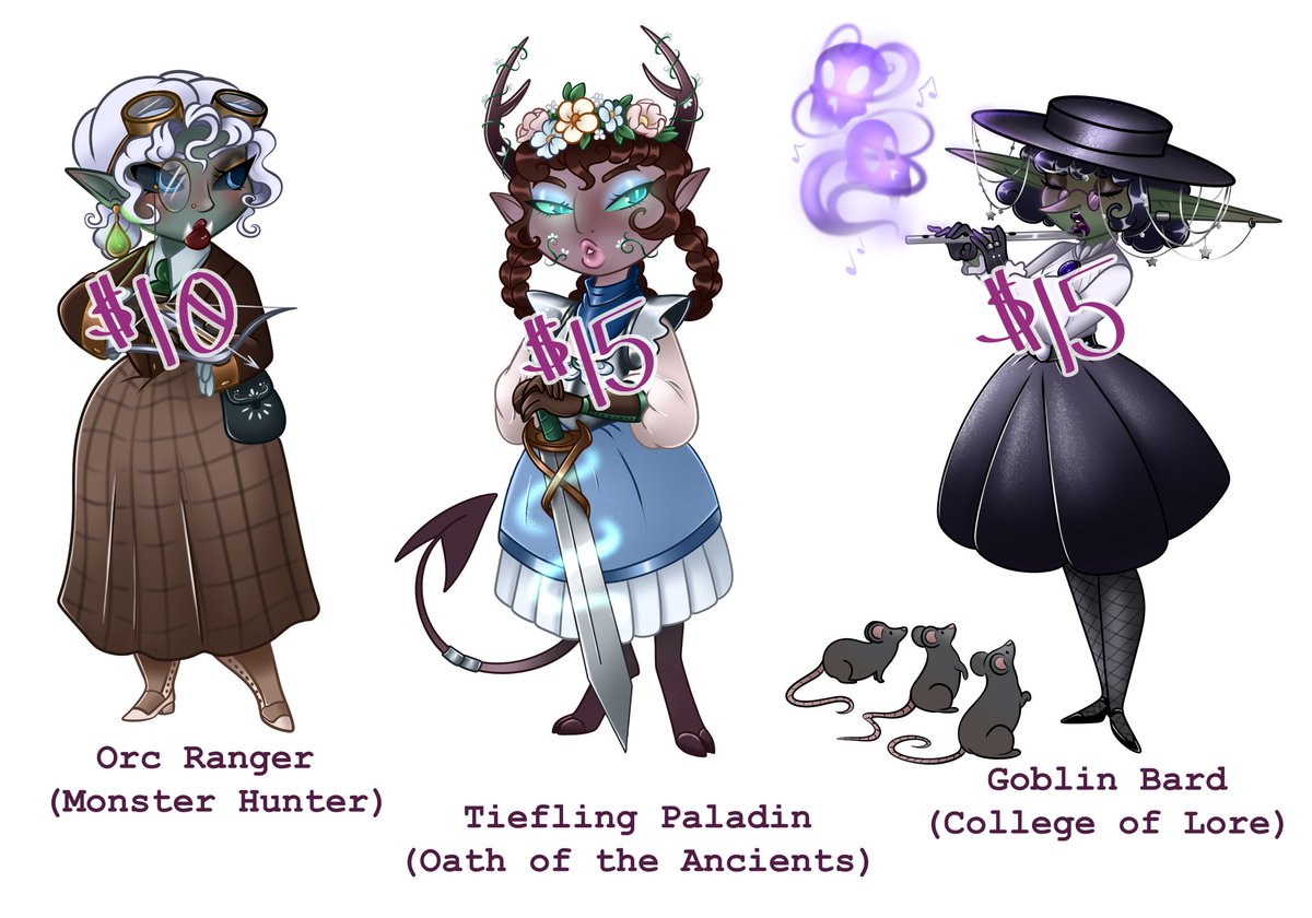 MamaMonstrosity's tweet photo. The last two weeks have been really hard. I’m selling adoptables to help make it the rest of the month. Retweets appreciated. 💚 #DnD #dungeonsanddragons #ttrpg #adoptables https://t.co/nLgIIcuKKq