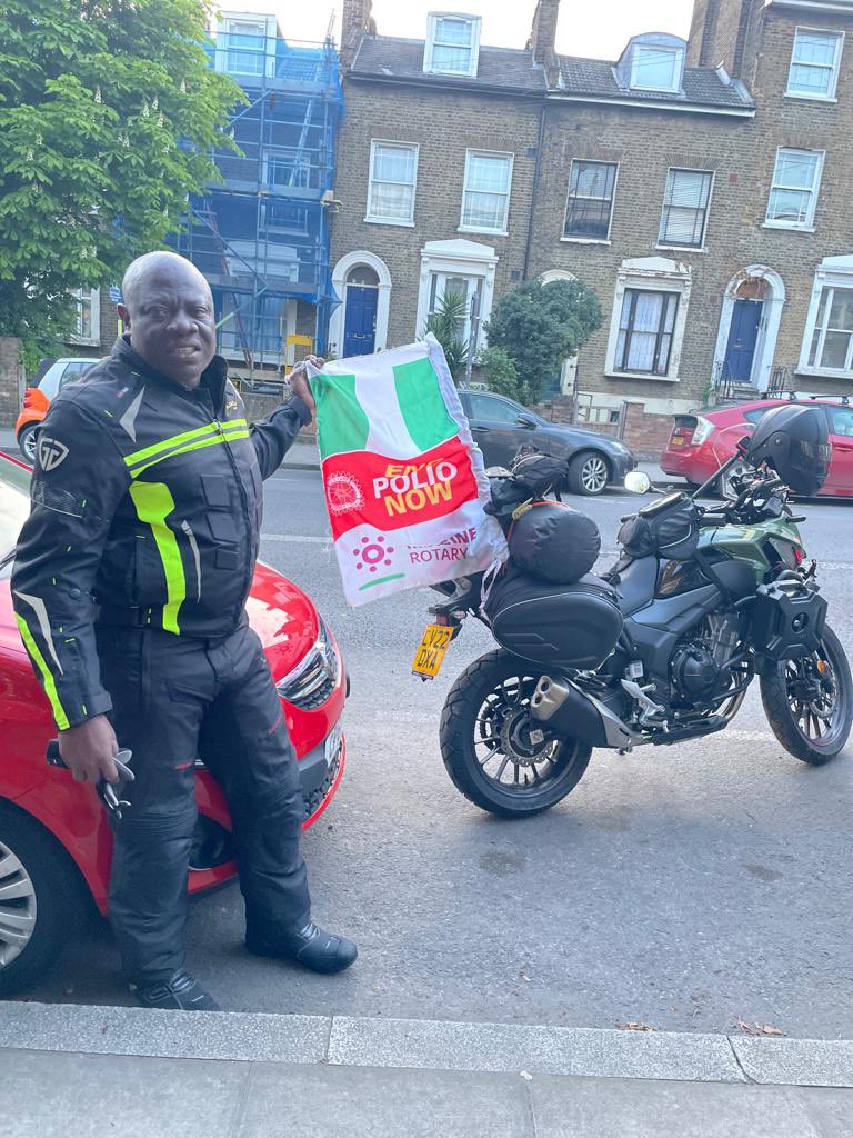 lionheart1759's tweet image. I commenced the London - Lagos Charity Ride today April the 19th, 2022. 

The ride is expected to last 25days, spanning a total distance of about 12,000km.