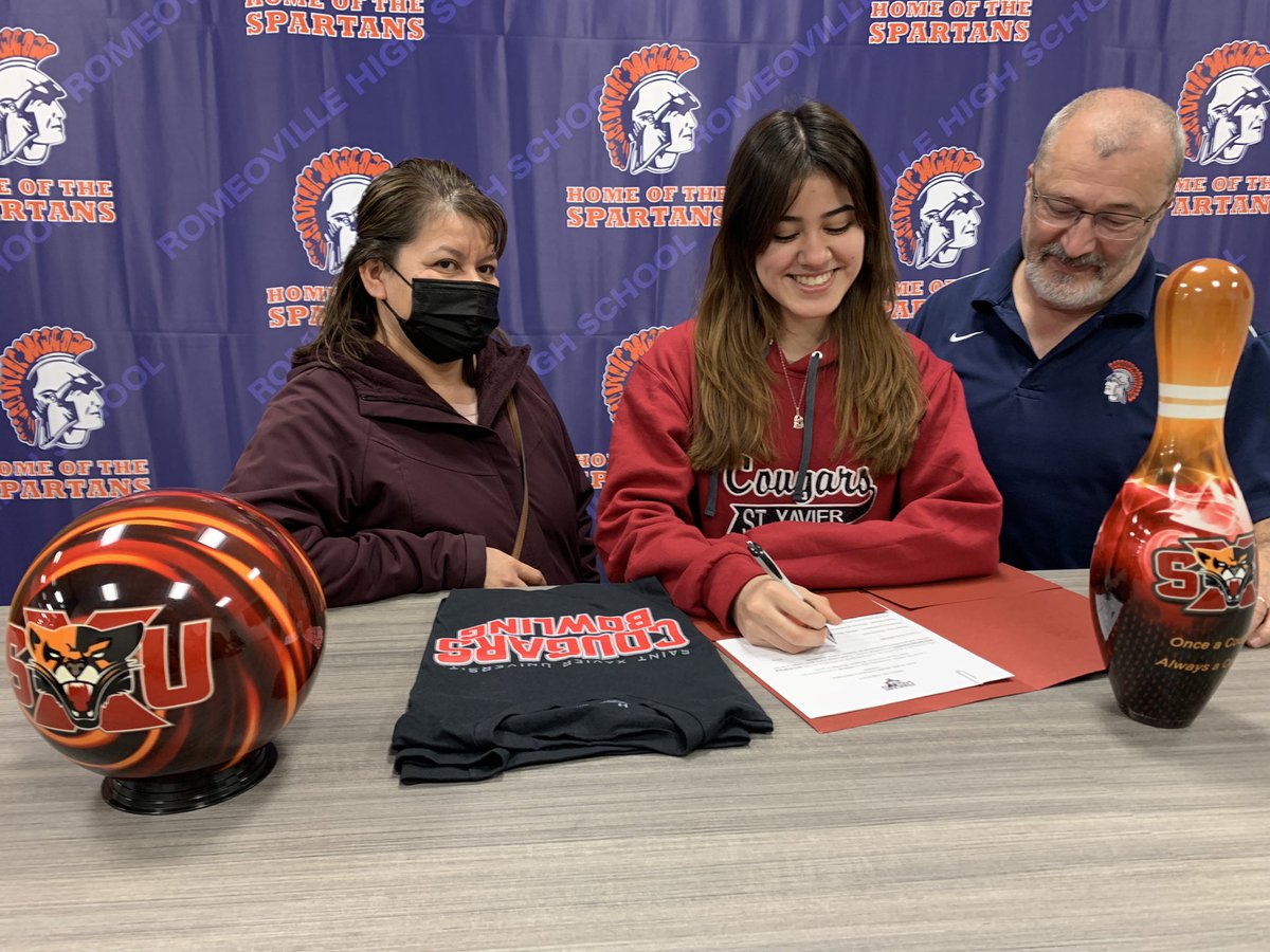Congrats to Yajaira Ortiz as she signs to continue her bowling career at St. Xavier.