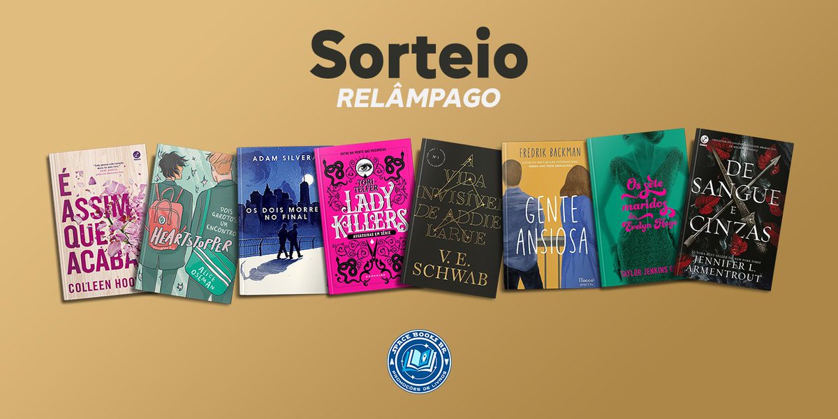 📚⚡ SORTEIO RELÂMPAGO ⚡📚

🏆 GANHE UM LIVRO DENTRE AS OPÇÕES

REGRAS:
• Dar RT nesse post
• Dar RT no fixado

🗓️ 20/04