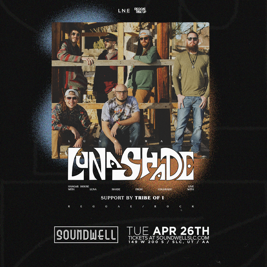 ReggaeRiseUp's tweet photo. 1 WEEK 'til @Lunashademusic & Tribe of I! โค๏ธ
Who's coming out to @SoundwellSLC with the #RRUFam?
#LunaShade #TribeofI #SoundwellSLC https://t.co/WDbWGUEysH