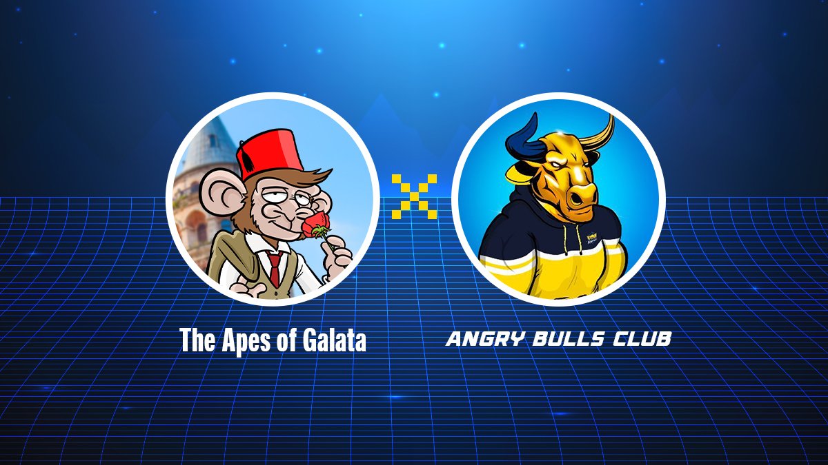🤝 Partnership 🤝
🎁 5 x Angry Bulls Club Whitelist
🎁 5 x The Apes Of Galata Whitelist 

Rules:
1⃣ Follow <a href="/angrybullsclub/">abc nft</a> and @theapesofgalata
2⃣ ❤️ &amp; RT
3⃣ Tag 2 friends

🐵 The Apes Of Galata NFTs are 5555 unique apes from old Istanbul

⏰ Winners in 24 hours.