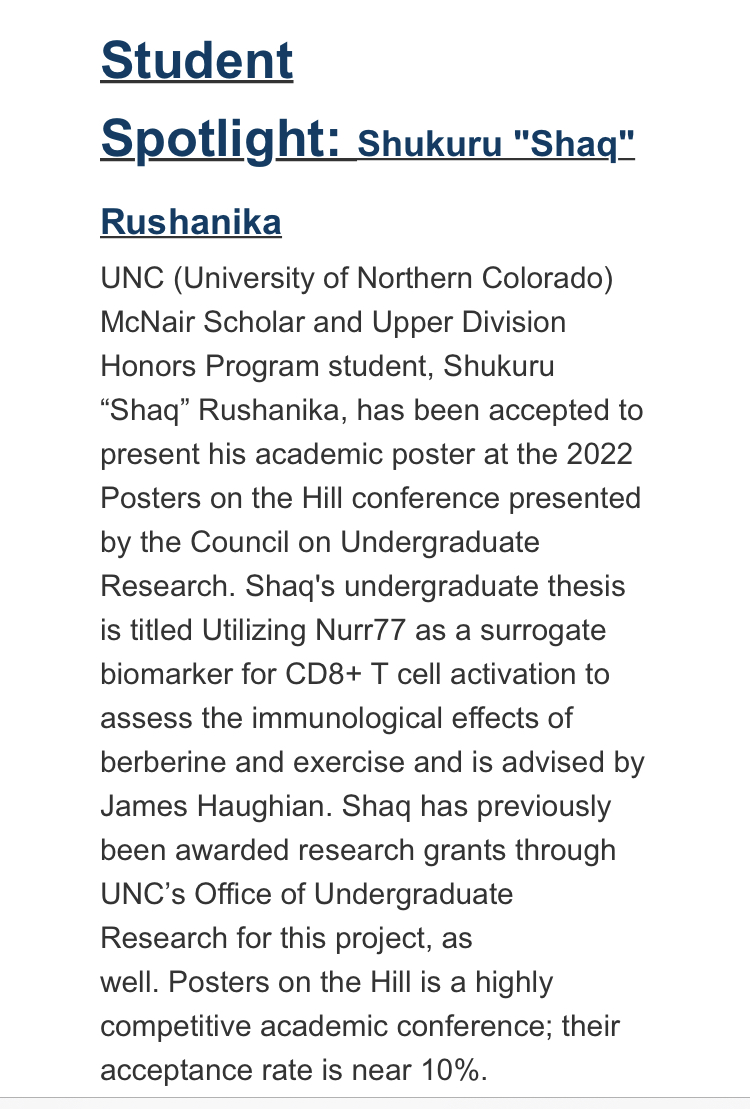 UNCO Biology tweet media