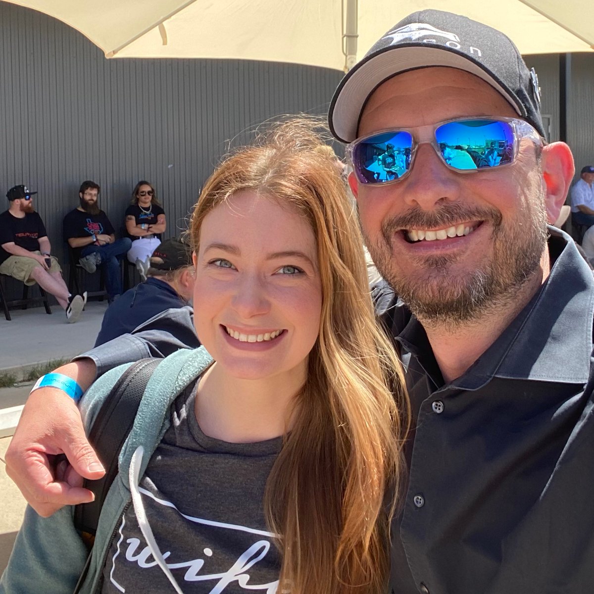 Captain Hype 🦊 🇺🇦 ❤️ (@captn_hype) on Twitter photo <a href="/tweetsfromwoody/">woody</a> <a href="/chloe_trevor/">Chloé Trevor</a>
Woody! Chloé!
What a pleasant surprise to meet you at the #Teslacon. You are such a lovely and nice couple. Incredible that we met in person, though time was too short. Looking forward to „see“ you again in <a href="/TeslaUniverse_/">The Official Tesla Universe</a> on clubhouse.
🤩😊 <a href="/tweetsfromwoody/">woody</a> <a href="/chloe_trevor/">Chloé Trevor</a>
Woody! Chloé!
What a pleasant surprise to meet you at the #Teslacon. You are such a lovely and nice couple. Incredible that we met in person, though time was too short. Looking forward to „see“ you again in <a href="/TeslaUniverse_/">The Official Tesla Universe</a> on clubhouse.
🤩😊