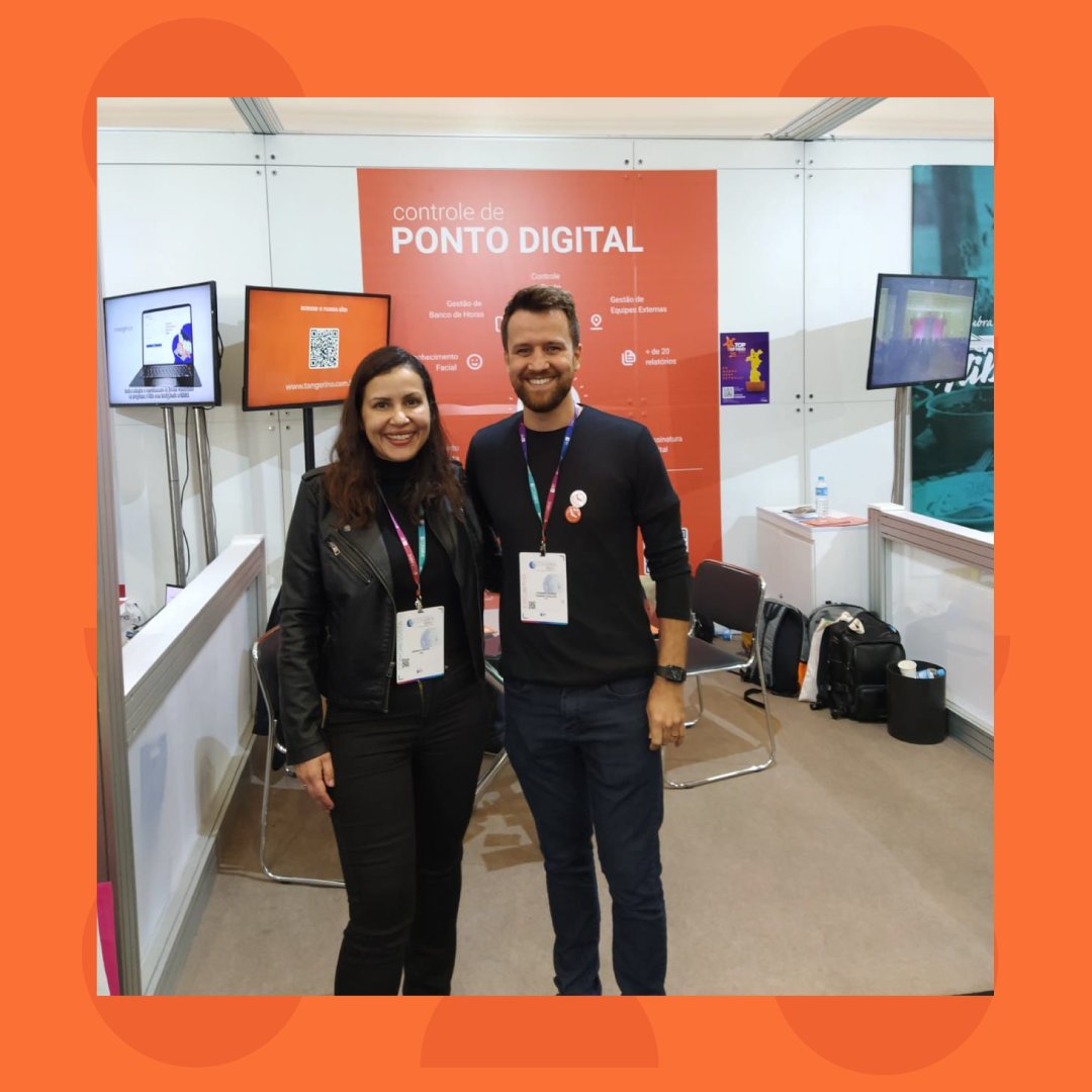 tangerinoapp's tweet photo. O Tangerino está no CONARH!  

E a experiência está sendo surpreendente para o nosso time. Se você estiver por aqui, venha conhecer o nosso stand e aprender como é fácil ter o controle de ponto na palma da sua mão!

#TangerinonoCONARH #CONARH2022 #Controledeponto https://t.co/XAWsGTQaxg