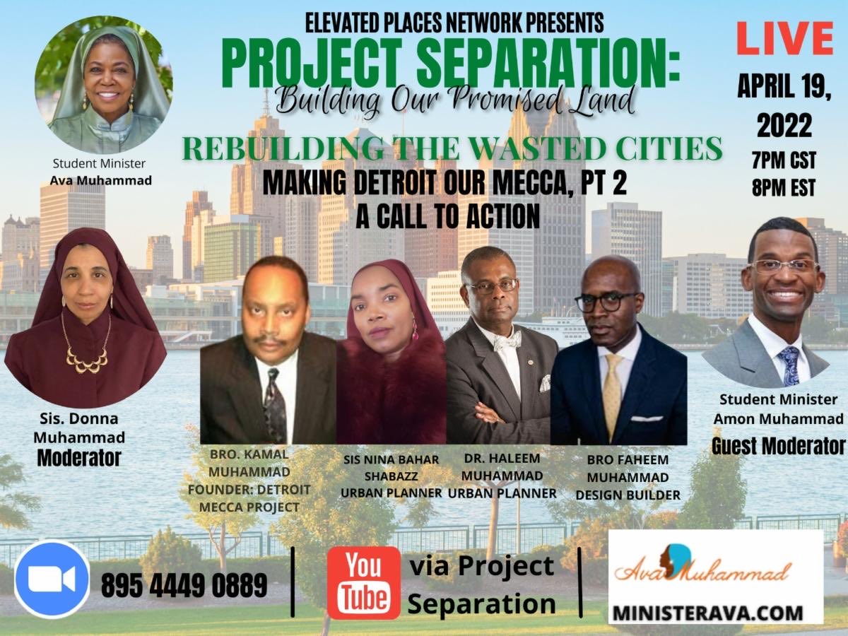 JehronMuhammad's tweet image. #ProjectSeparation #RebuildingTheWastedCities #MinisterAvaMuhammad