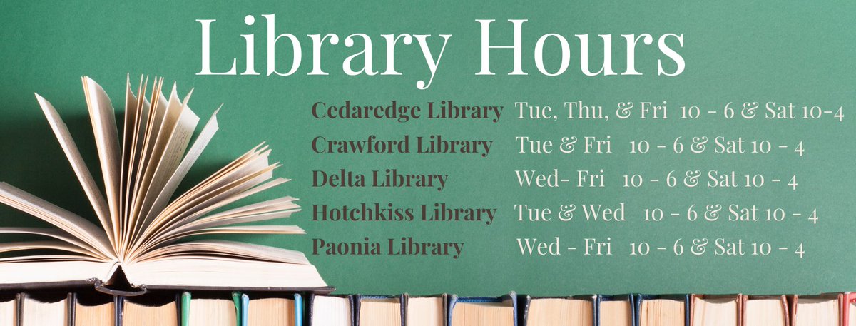 Delta County Libraries tweet media