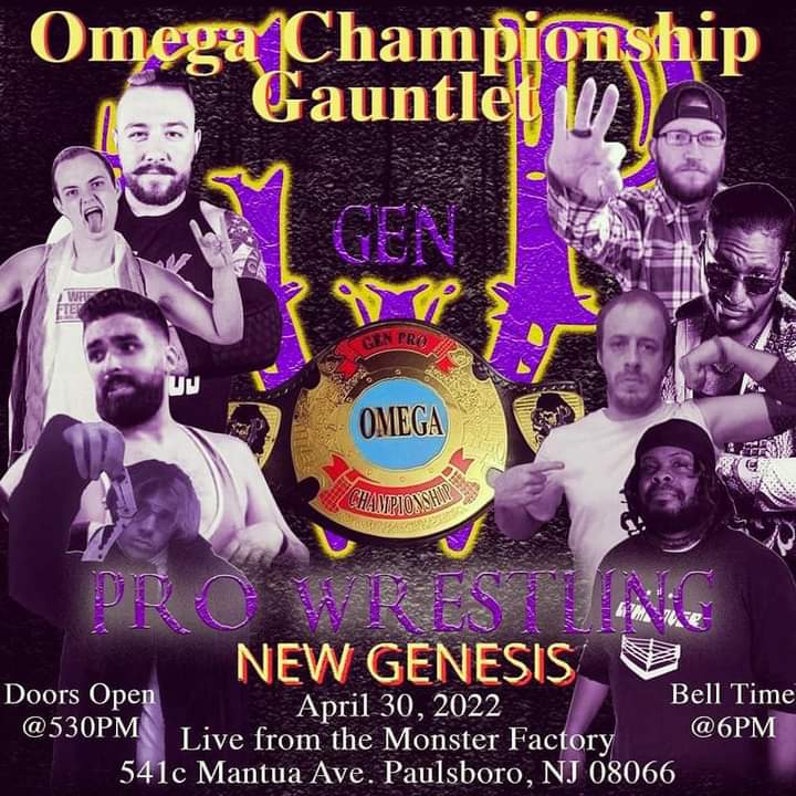 I've been hitting the gym 4 to 5 days a week for 4 months, to not only get ready to debut for Gen Pro's debut show but to get back into the pro wrestling world

April 30th I'm ready.