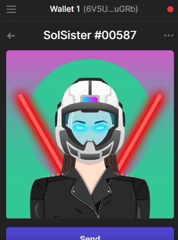 toolsrus_ai's tweet image. 👀Solana NFT Giveaway🎉

Giving away @RealSolSisters #00587 @ 100 followers

To Enter🚨:

🔁Retweet
⭐Follow @onlycryptos_eth (must be following to win)
🎵Follow 'onlycryptos' on TikTok
tiktok.com/@onlycryptos/v…

Ends in 48 hours!
#NFT #NFTs #NFTGiveaway