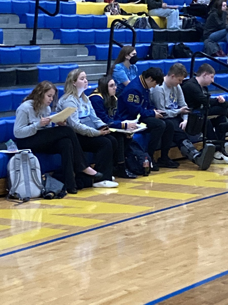 Some last minute studying by our Academic Super Bowl members.  Good luck!  #gcsc