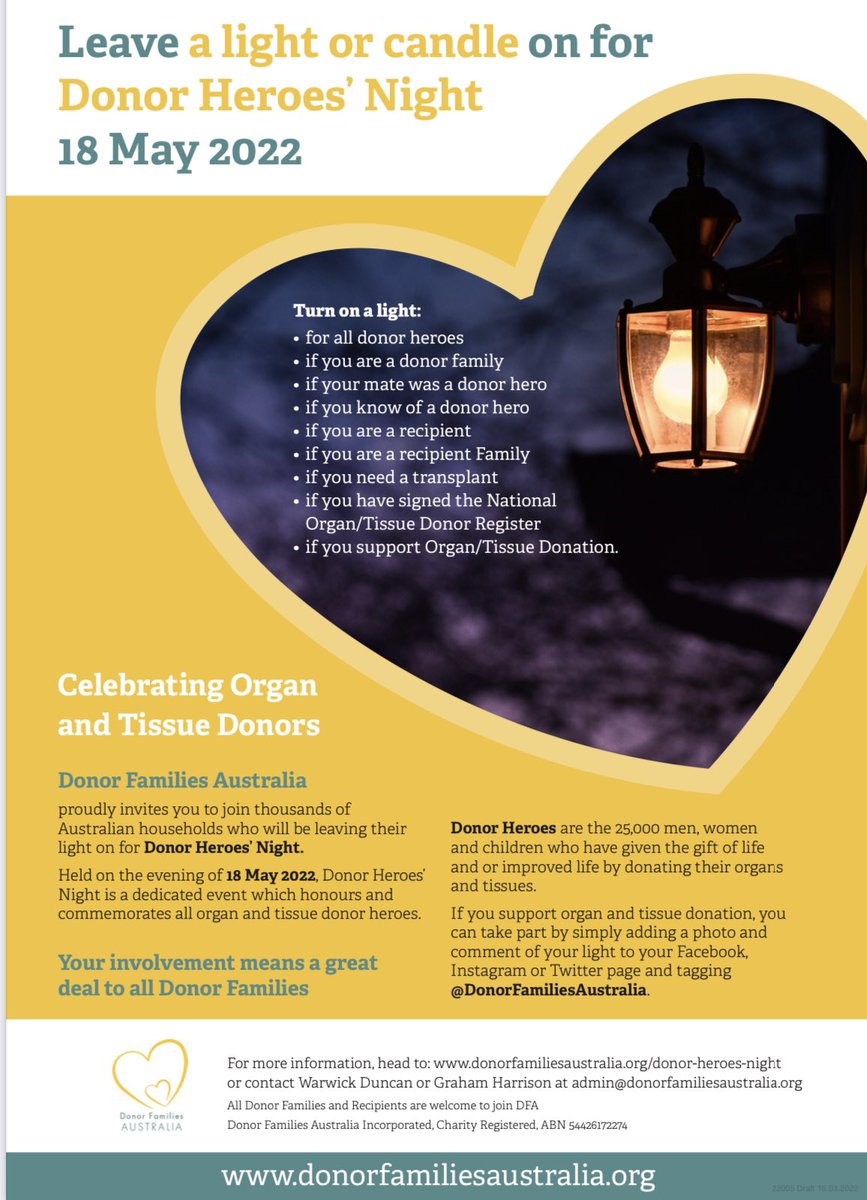 @BasilZempilas thanks for supporting Donor Heroes’ night by lighting up Perth! Let’s raise awareness for consent for organ donation together #donate #nextofkinconsent #donorfamilies