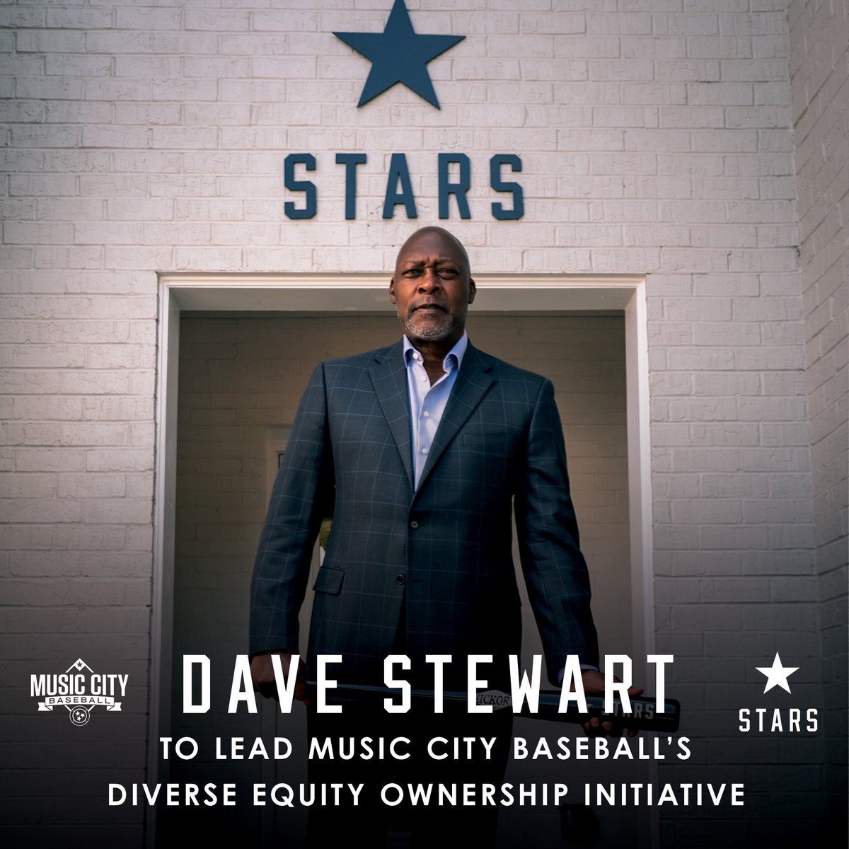 BREAKING from <a href="/hbryant42/">Howard Bryant</a>:

Former World Series Champion &amp; Baseball Executive Dave Stewart to lead Music City Baseball’s diverse equity ownership initiative. First-of-its-kind initiative will focus on a diverse ownership group for our potential MLB franchise.

📸: @rxchporter_1