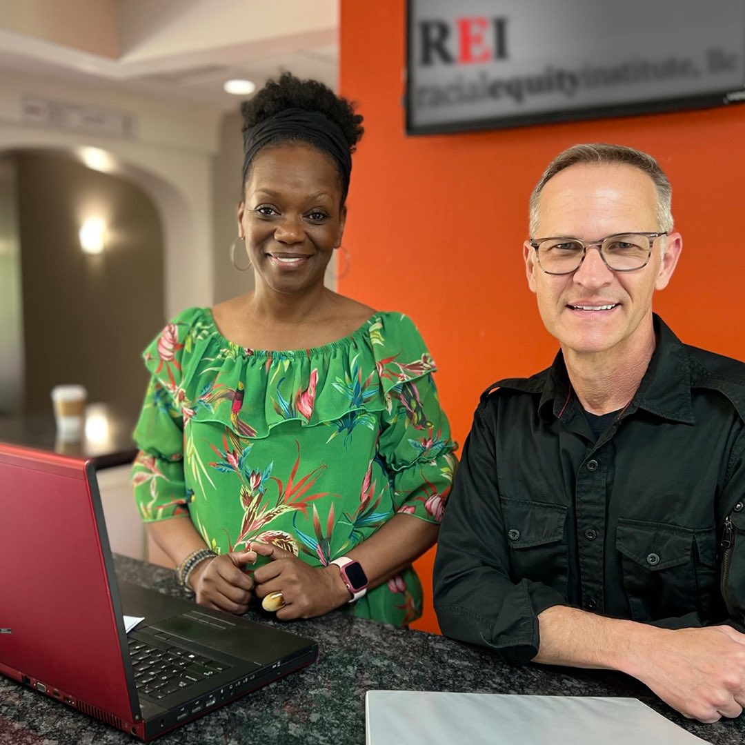 EustressInc's tweet photo. A dope opportunity was given to Eustress board of director members, Veronica and Kevin, from @BlueCrossNC – Strengthen NC program. The @RacialEquityREI was a two-day training designed to improve our capacity to understand racism in its institutional and structural forms. https://t.co/QYcRAHV0Re