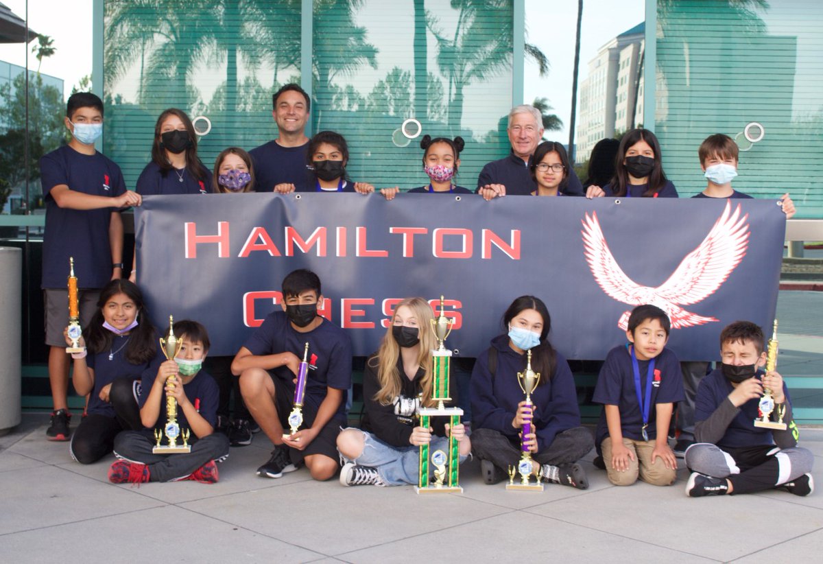 NUSD1's tweet photo. Congratulations Hamilton Chess Club!! They took first place in the rookie section at a state chess tourney on April 10...way to go!
#nusdrocks
#iamnusd https://t.co/t8YmLvOVJg