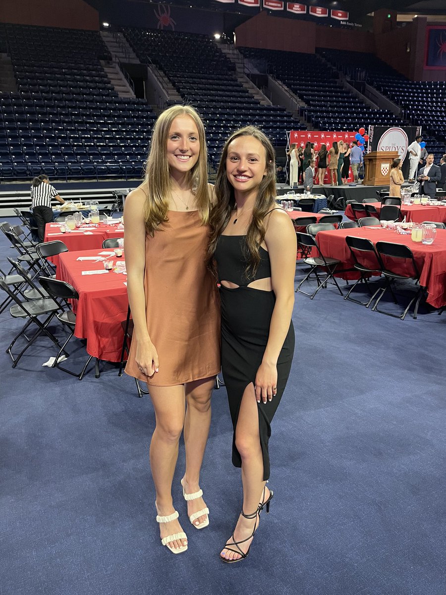 Rachel Helbling and Brooke Fazio: 

Winners of 3 consecutive <a href="/SpiderAthletics/">Richmond Athletics</a> Fund Athlete of the Year awards…19 <a href="/atlantic10/">Atlantic 10 Conference</a> Championships and 15 school records combined…Qualified to the NCAA National Championships a combined 6 times. 

#oneRichmond