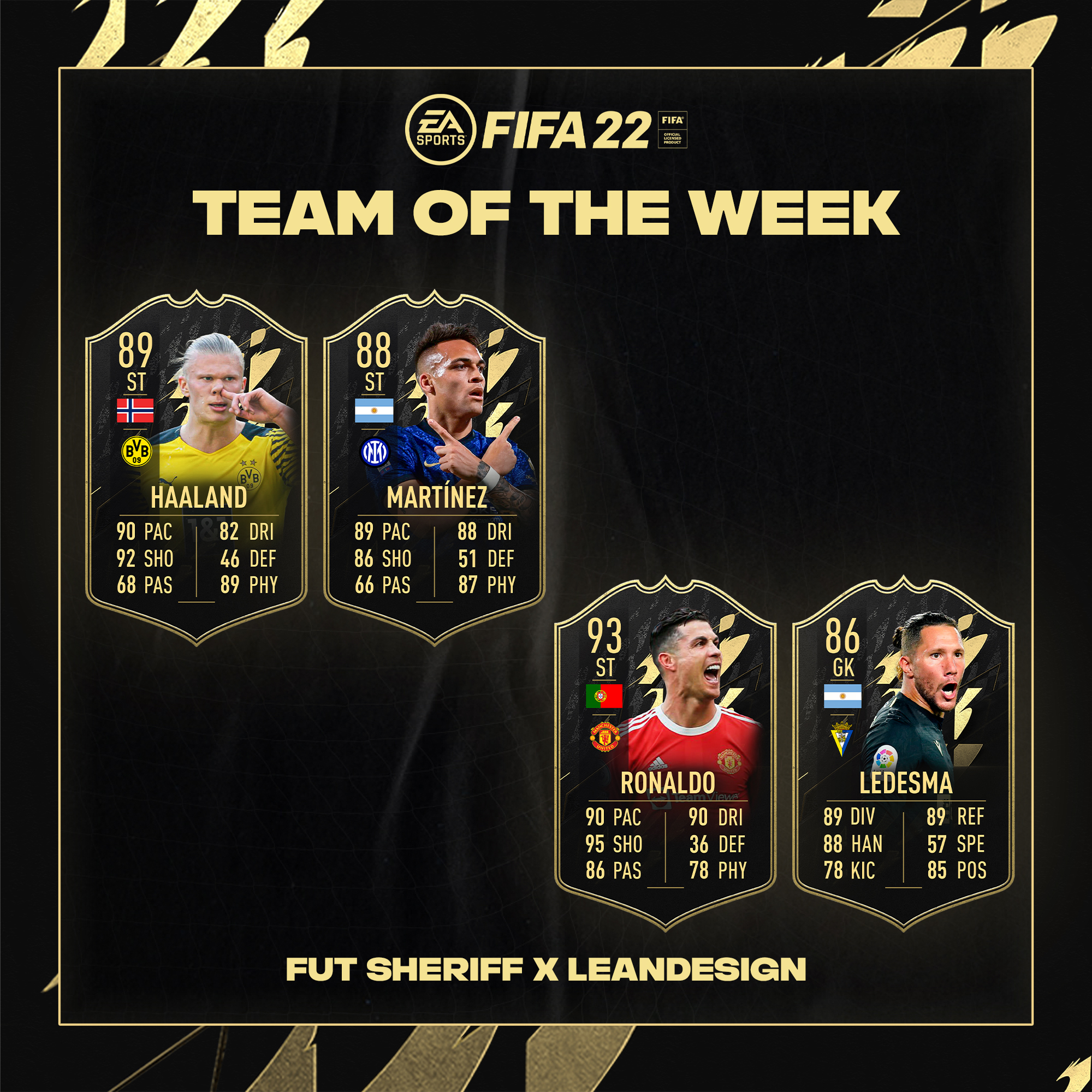 Fut Sheriff on X: 🚨Few TOTW LEAKS! ✓Double upgrade for Koulibaly as  Napoli won 4 matches! Design via @Criminal__x 🔥 #leak #totw   / X