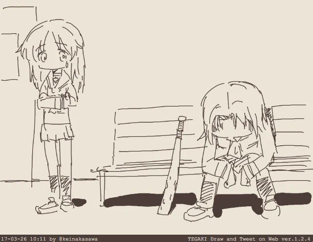ホームラン競争でボコに負けた澤ちゃん 