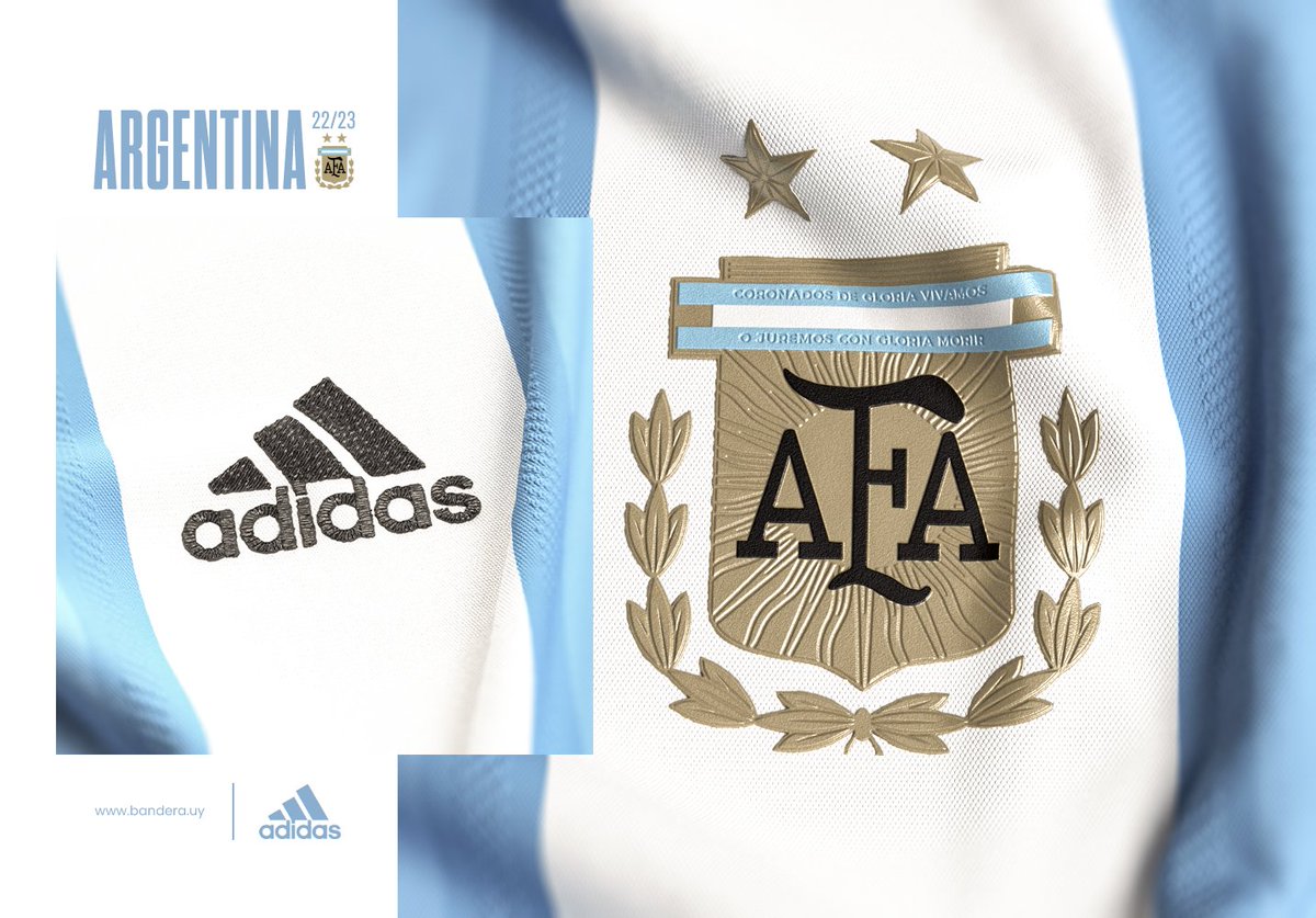 🇦🇷 Argentina Home kit 22/23

Pueden ver los renders en detalle en mi behance
behance.net/gallery/141880…