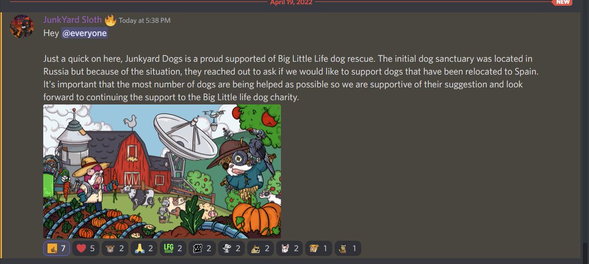 conlimoney's tweet photo. My heart feels a bit warmer today
Cheers to the team @JunkyardDogsNFT 
They keep going...and going...innovating w metaverse + art + community
Floor does not reflect it...but sometimes...u just got to let it be ;) https://t.co/gRuzeRNJzs