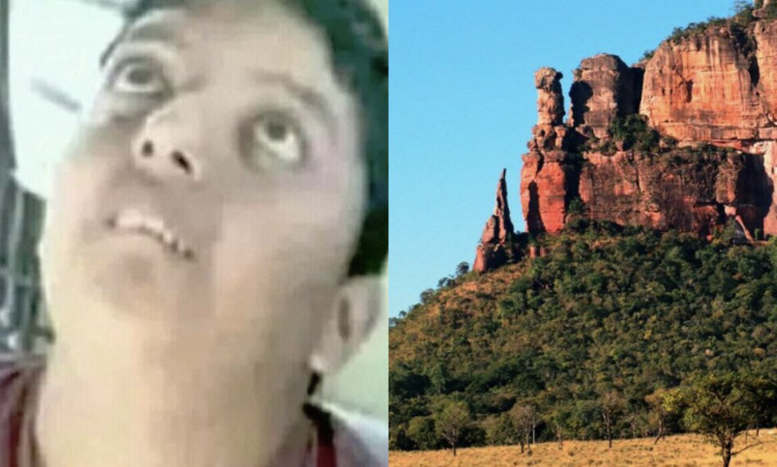 bgm1lgr4u's tweet photo. Eu toda vez que passo na Serra do Roncador https://t.co/Adb6vituHL
