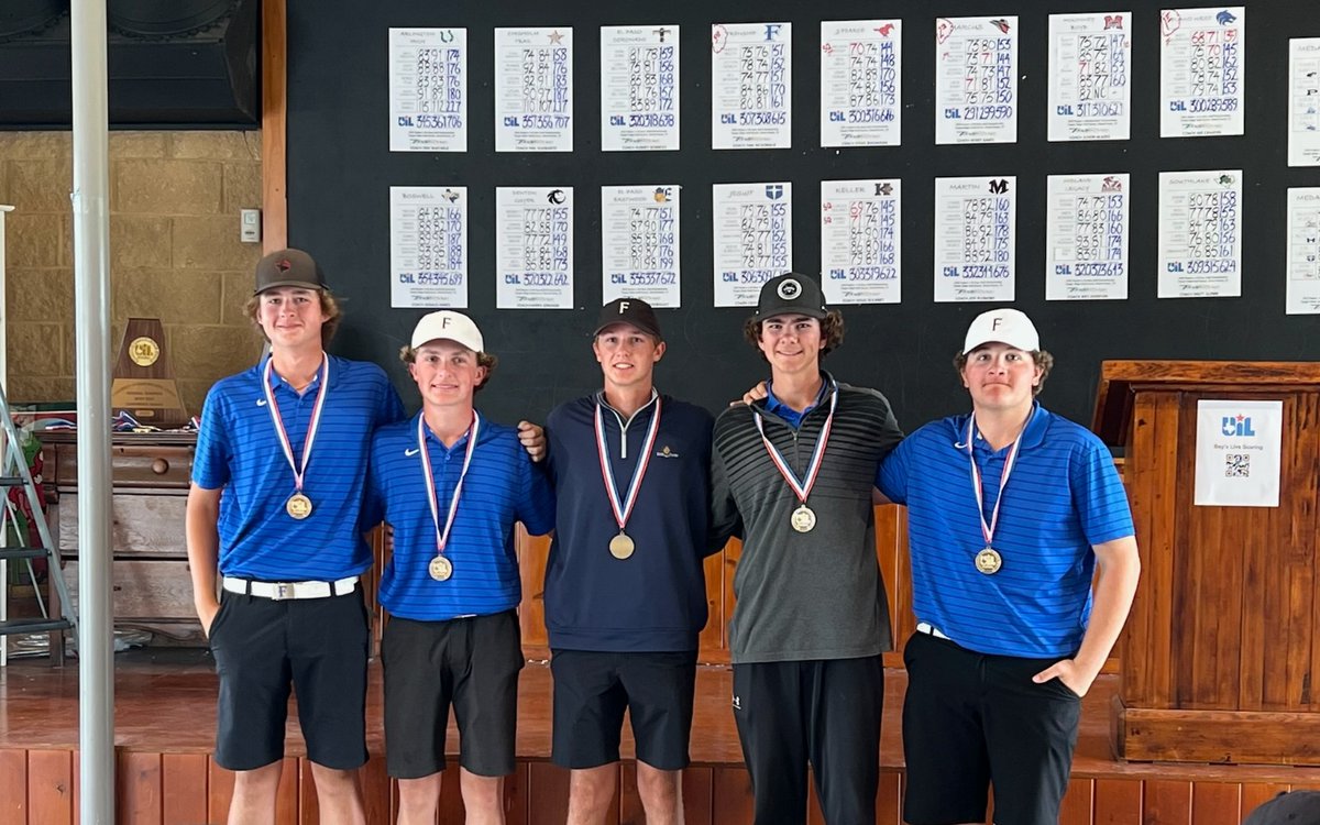 Frenship Athletics (@frenshipsports) on Twitter photo CONGRATS to <a href="/Frenship_Golf/">Frenship HS Boys Golf</a> on their performance at the Regional Golf Tournament in Grand Prairie.
After tying for 3rd place, the team competed in a sudden death round and WON, securing their spot at State!
Congrats, boys! Way to represent Frenship!
#TigerPride #WeAreFrenship CONGRATS to <a href="/Frenship_Golf/">Frenship HS Boys Golf</a> on their performance at the Regional Golf Tournament in Grand Prairie.
After tying for 3rd place, the team competed in a sudden death round and WON, securing their spot at State!
Congrats, boys! Way to represent Frenship!
#TigerPride #WeAreFrenship