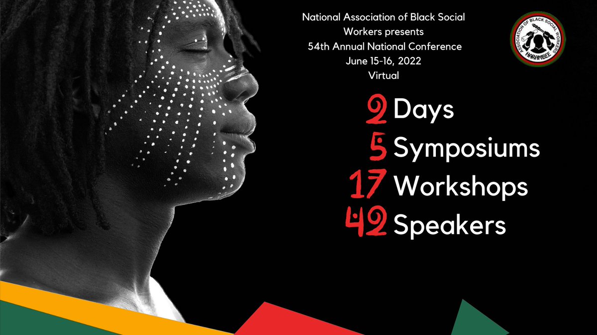 NABSWofficial's tweet photo. Let's take a look at #NABSWConference2022 by the numbers. There's only 1 thing missing: you!

Click the link (https://t.co/1nzzBGNZbS) to add yourself to our registration numbers. Remember that early registration ends next week!

#ujima #SocialWorkOutcomes #StrengthBasedSolutions https://t.co/57llhlOhyq