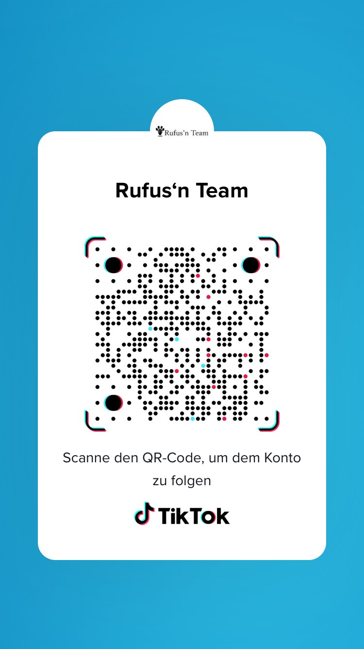 Rufus'n Team Airtag Hundehalsband - geeignet für Apple Airtags