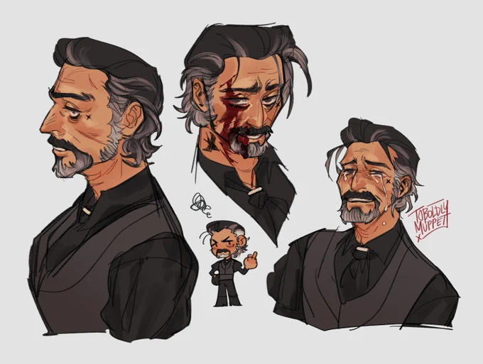 i like your face my good sir,, 

#izzyhands #OFMDfanart 
#OurFlagMeansDeath 🏴‍☠️ 