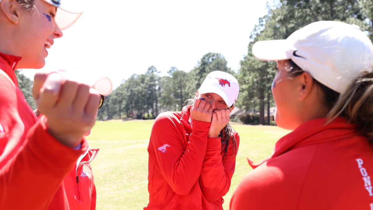 SMUWGolf's tweet photo. What a day for SMU women's golf💥 https://t.co/0fV31WRVbs