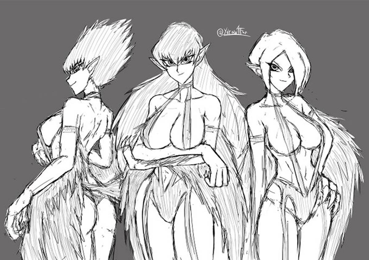 YdrawFun's tweet photo. Harpie Ladies sketch.
#anime #manga #yugioh #YuGiOhDuelLinks #YuGiOhMasterDuel #game https://t.co/Hl8DR8LwAd