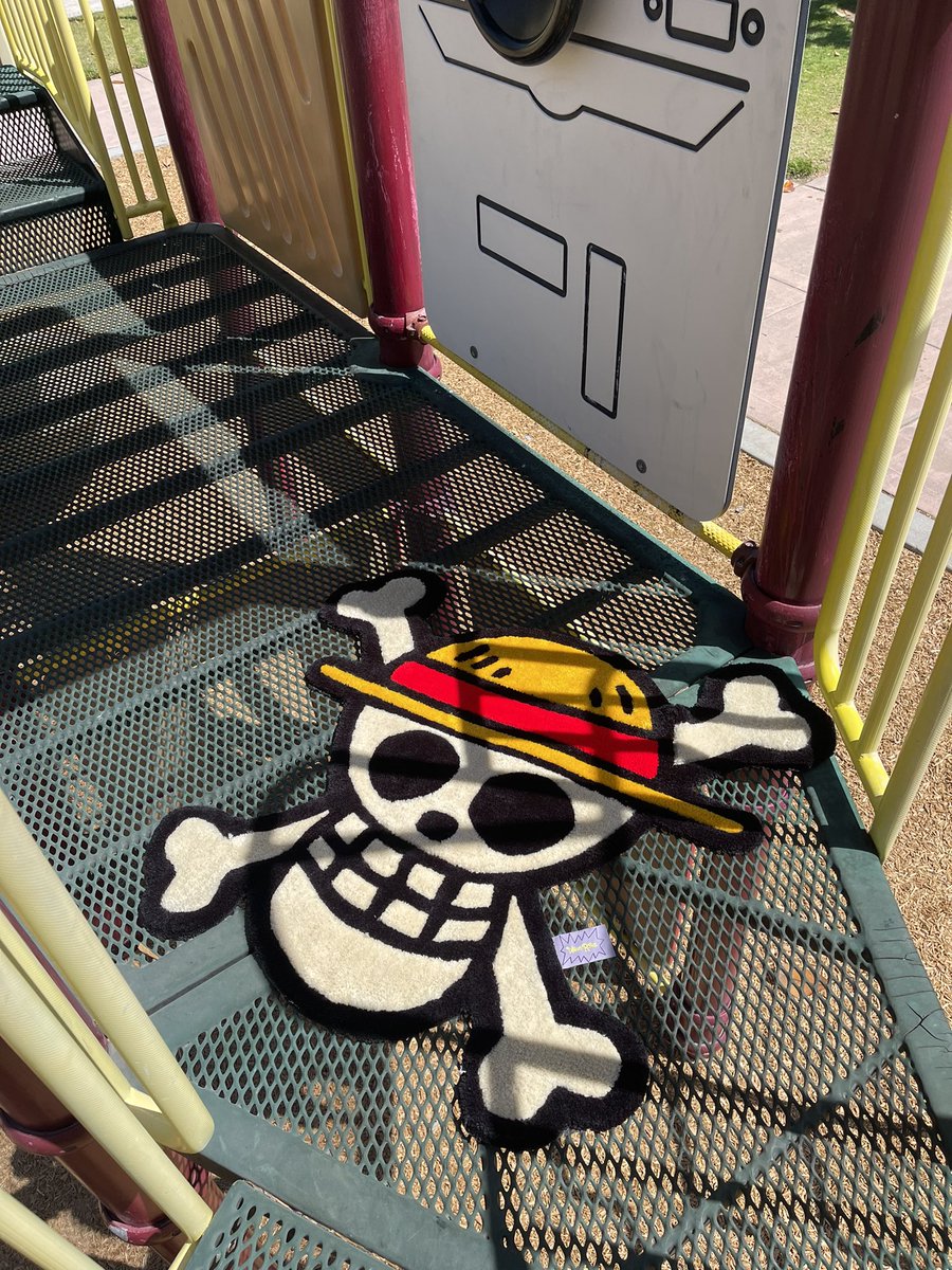 One Piece Jolly Roger 🏴‍☠️ #ONEPIECE #Anime #Rugs #Art