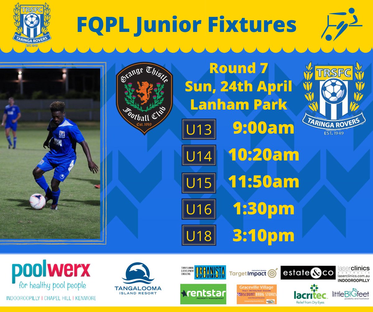 FQPL2 Round 6 Fixtures
#COYR
