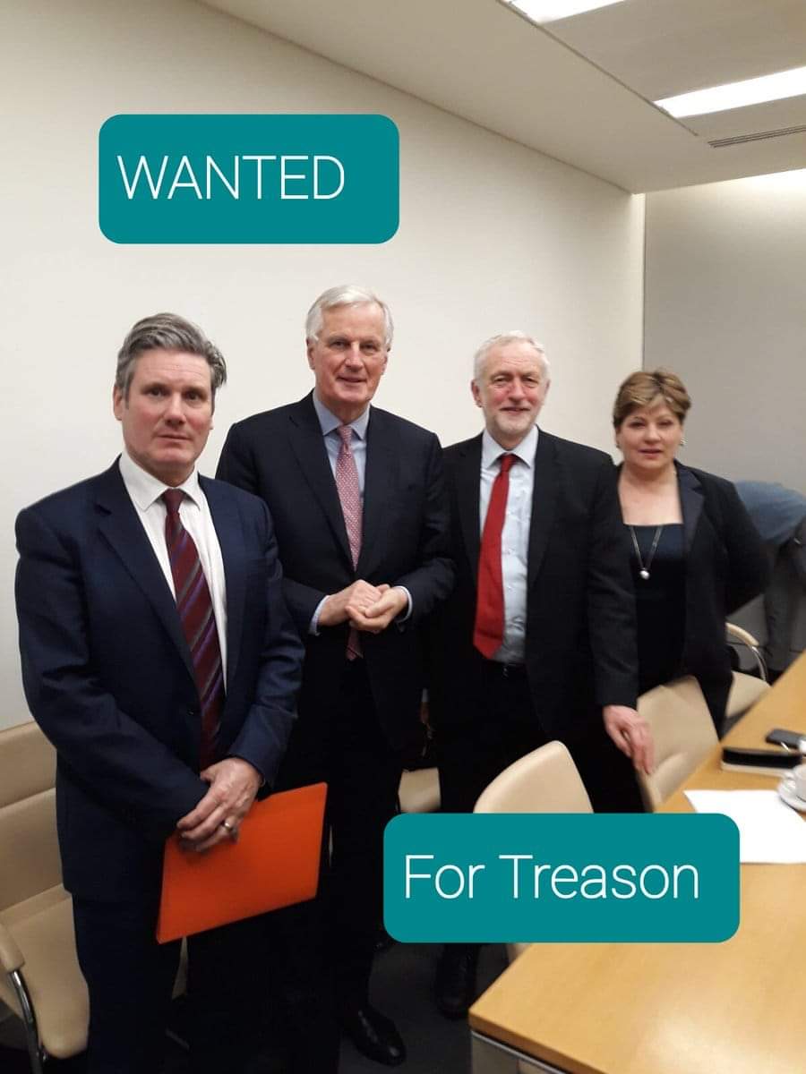 PookySoupy's tweet photo. (be Investigated/Judged for #Treason/put behind bars) should be the #RemainMP's who denied #Democracy, tried to reverse #Brexit for FIVE years and 'colluded' with #ForeignPowers.
2/ https://t.co/EA1uEclPD3