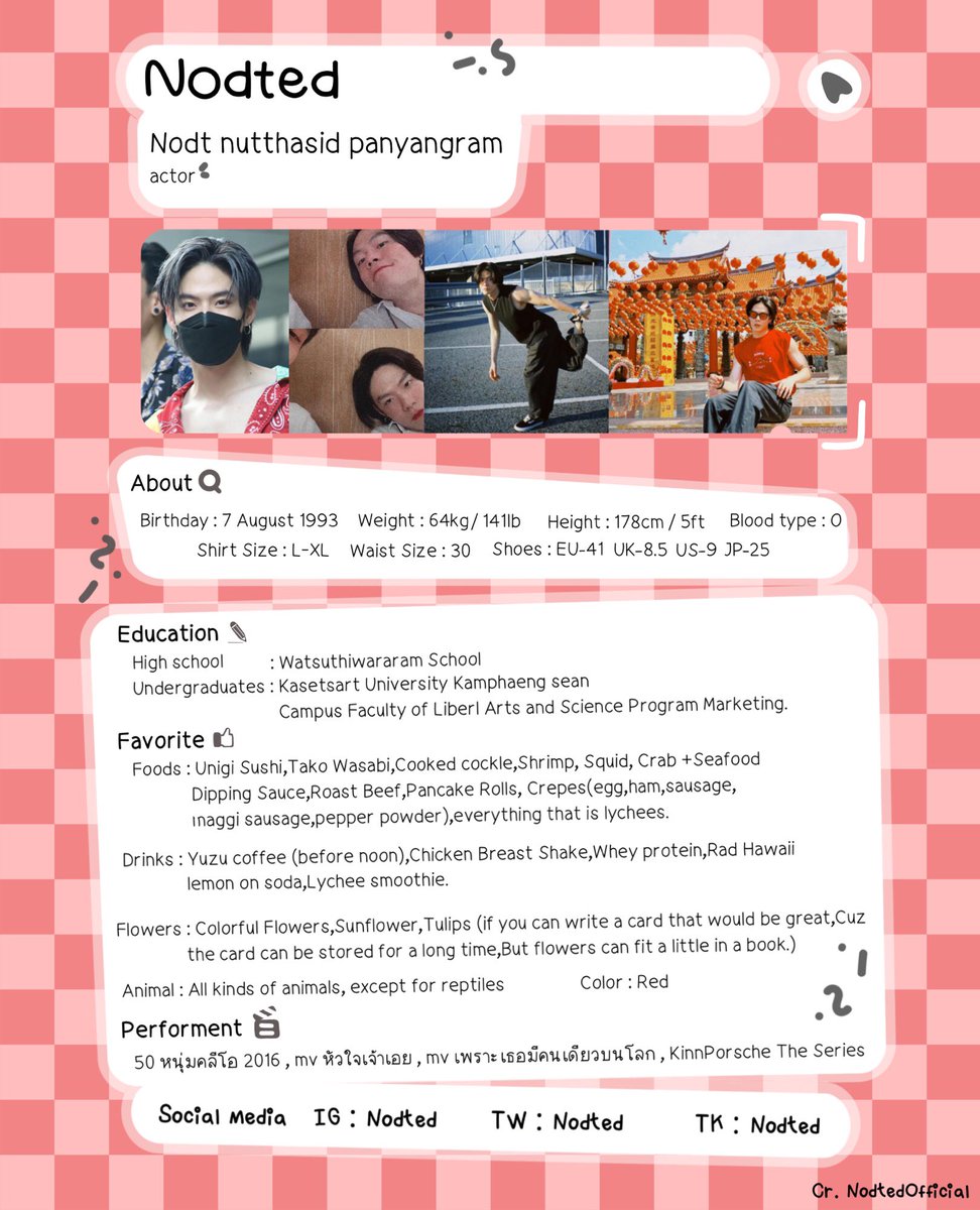 Nodtedhouse's tweet photo. Profile และการช่องทางการติดตามของเฮียนะฮะ

#Nodted 
Cr. Nodted_Official https://t.co/agn4KHZuSx