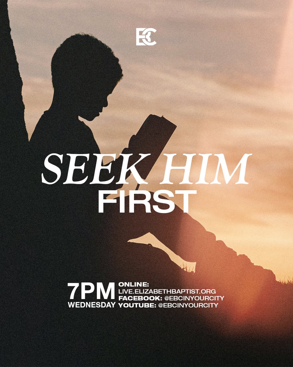 EbcInYourCity's tweet image. But seek first the kingdom of God and his righteousness, and all these things will be added to you. - Matthew 6:33

See you again tomorrow, EBC Fam!

#Unhindered #EBCInYourCity  #EBCCares #AtlantaChurches #SeekHimFirst