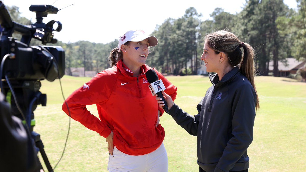 SMUWGolf's tweet photo. What a day for SMU women's golf💥 https://t.co/0fV31WRVbs