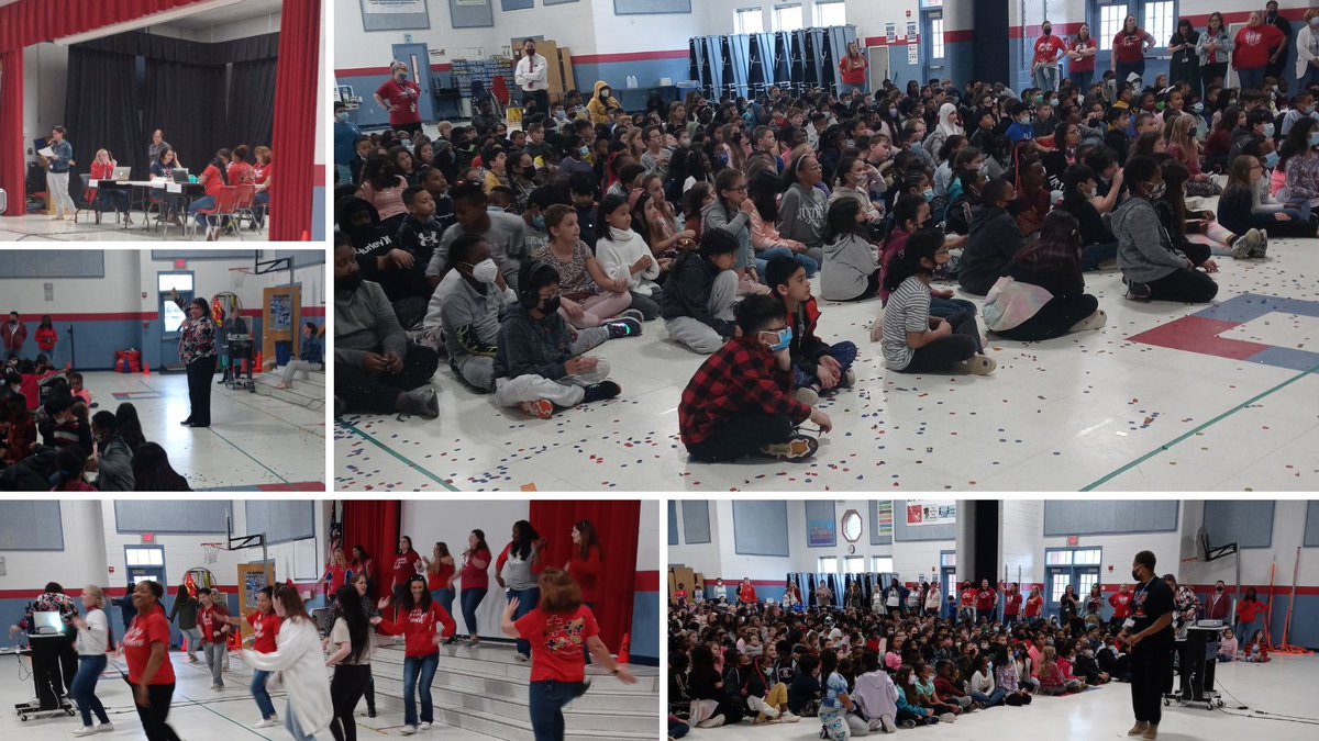 SCPSchools's tweet photo. Anthony Burns Elementary School @AnthonyBurnsE held an SOL Pep Rally earlier today to prepare 3rd-5th grade students for their assessments. Staff performed a dance routine for the kids and ended it by throwing confetti into the audience. #ABESStrong https://t.co/aVG2aNEC9t