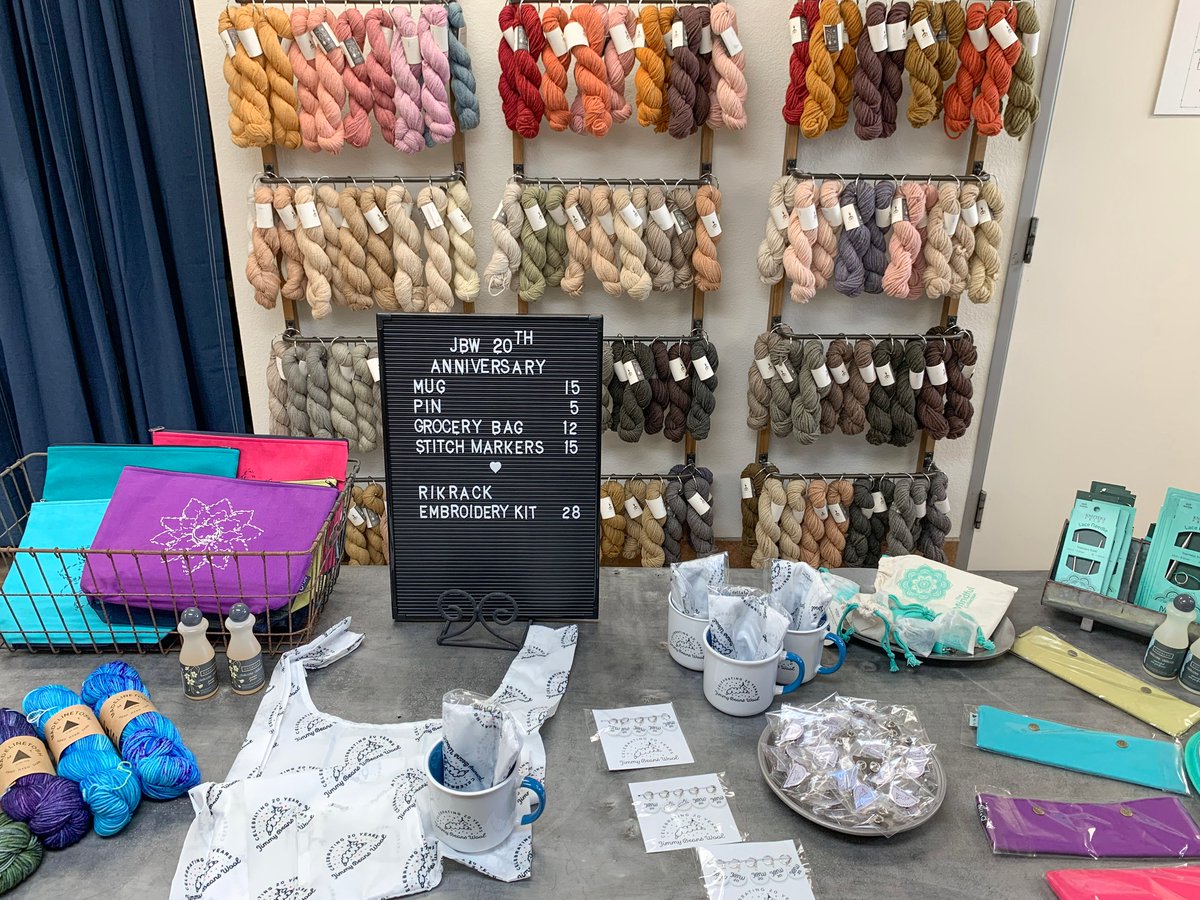 jimmybeanswool's tweet photo. We're counting down the days until our Makers Market on April 30th! We've invited 10 vendors from the Reno-Tahoe area to sell their goods from 10-5! We'll have TONS of giveaways, access to our THREE warehouses, and more! Come hang and celebrate #LocalYarnStoreDay with us!! https://t.co/QcMHU03NUM