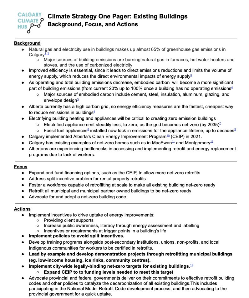 ClimateHubYYC's tweet photo. #YYC is pondering it's transition to a climate-smart #NetZero future. Here's what we propose for #BuildingRetrofits. Give it a look & if you like it share to your network or pass it along to your city councillor!
Read/respond/talk/share/ADVOCATE https://t.co/t2zvQ6d7sv #yyccc https://t.co/KKcr6UJjhE
