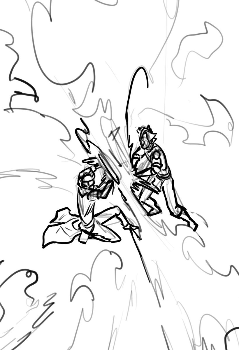 RAGEmastah's tweet photo. Hard at work on my Call to Action entry 👀with about 90 panels sketched, it’s destroying my nerves, it’s gonna be good #WebtoonCallToAction https://t.co/m10fgZtlCp