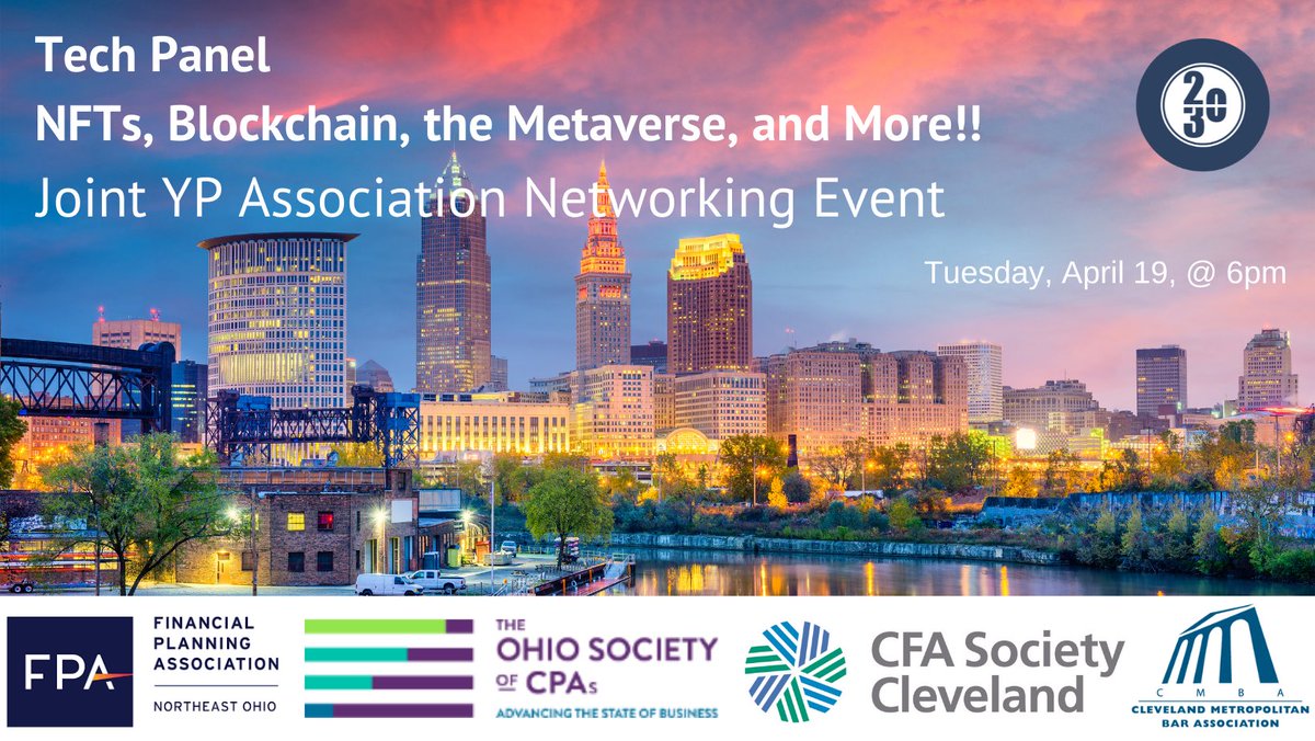 Thanks for joining us at tonight’s <a href="/CP2030/">Cleveland 20/30 Club</a> event. Tweet your questions to #2030meta for live Q&amp;A