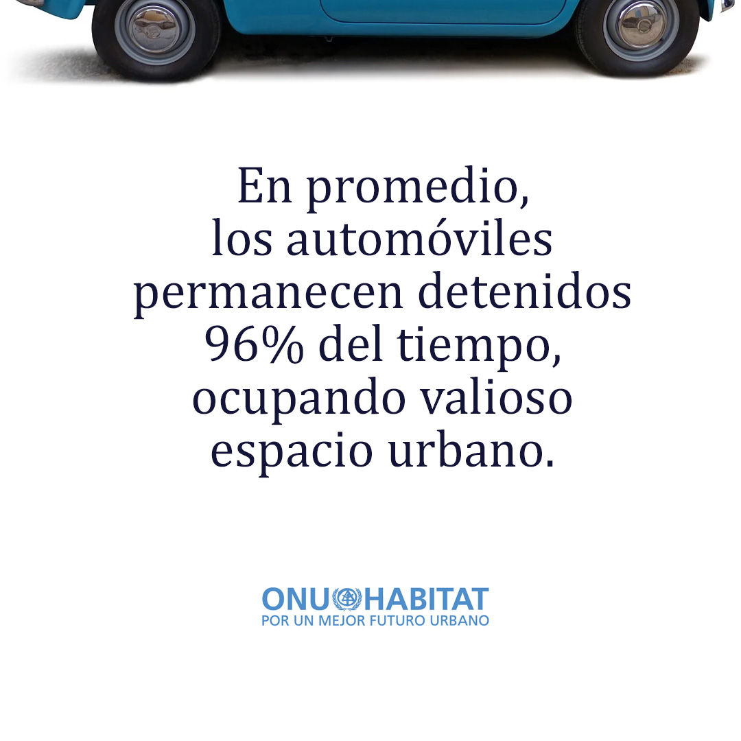 onuhabitat's tweet image. Los automóviles generan desigualdad en el espacio urbano. Además, privilegiar su uso fomenta el crecimiento expansivo de las ciudades y la contaminación. Es necesario promover alternativas de #movilidad más equitativas, accesibles, seguras y sostenibles. #CiudadesODS