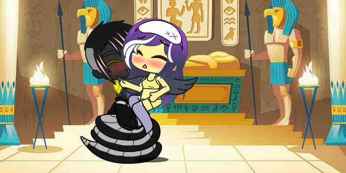 pervetedguy's tweet photo. *Meanwhile on the Temple Of Lust, Kali went to meet the pharaoh's handsome royal guard and then when Samaru, the pharaoh's handsome royal guard saw Kali, he got the chance to hump her with his two d#cks*

"A-Ahh~ More~ A-Ahh~"

(NSWF request for @IceSianoi) https://t.co/4YL3qYQJM9