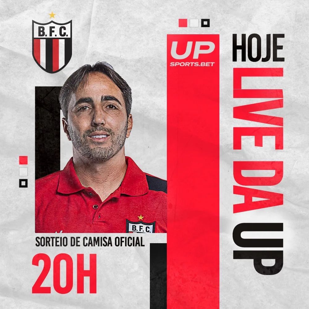 O perfil do Instagram da @UpSports_bet convida o treinador <a href="/leandrozago/">Leandro Zago</a> para um bate-papo ao vivo.

▶️ E mais, a @upsports_bet irá sortear uma camisa oficial do <a href="/botafogosp/">avsd</a> 🎉✅

Então, fique ligado no Instagram do Fogão daqui a pouquinho, às 20h.
