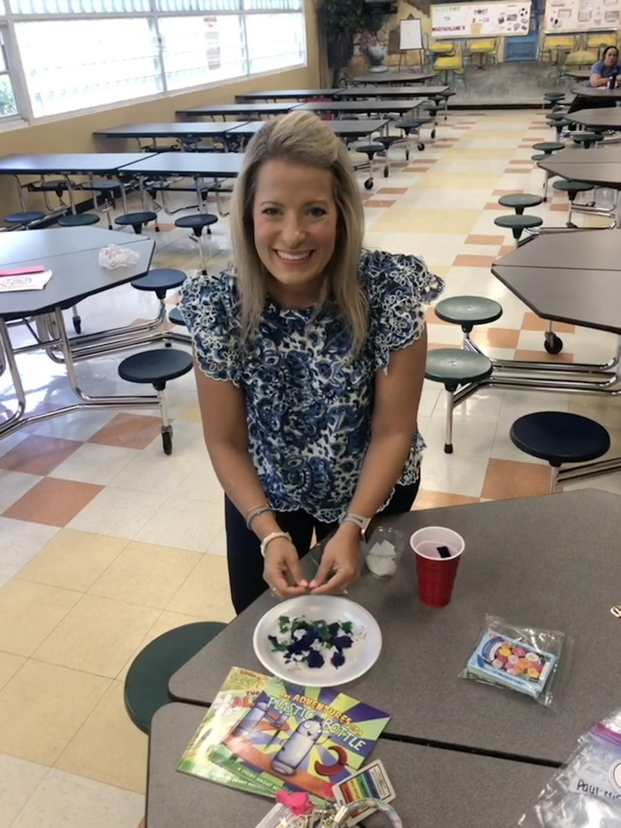 MsBKinderClass's tweet photo. Today we listened to an Earth day story and then worked together with our Science Sidekicks @KatieLStallings to make seed bombs!  @MacfarlanePkIB @SDHCMagnet @WeAreHAEST @HCPSElemScience @MacfarlaneHCPS @HcpsTeach @HCPSArea1 https://t.co/nUtwBw30y3
