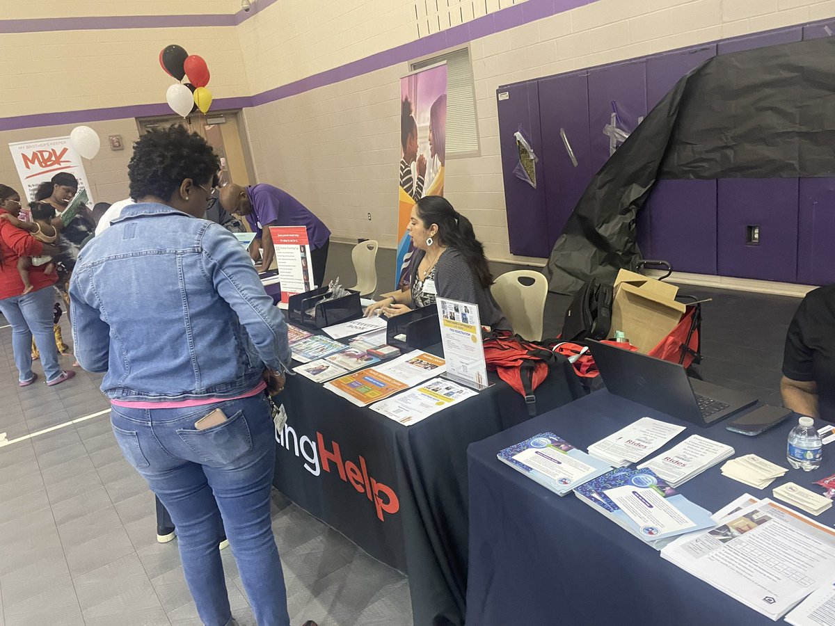 Today we’re hosting our Wheatley Wraparound Resource Fair now until 6pm! We are showcasing the many programs and resources available for our parents and community!