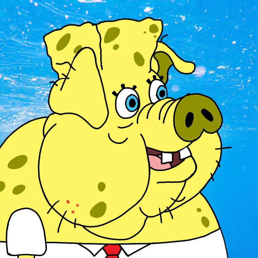 WyldeHogg's tweet photo. Spongebob and Patrick as hoggs!!! #nickolodeon #spongebobsquarepants #spongebob #patrickstar #artistsontwitter https://t.co/9YtdjRH8NT